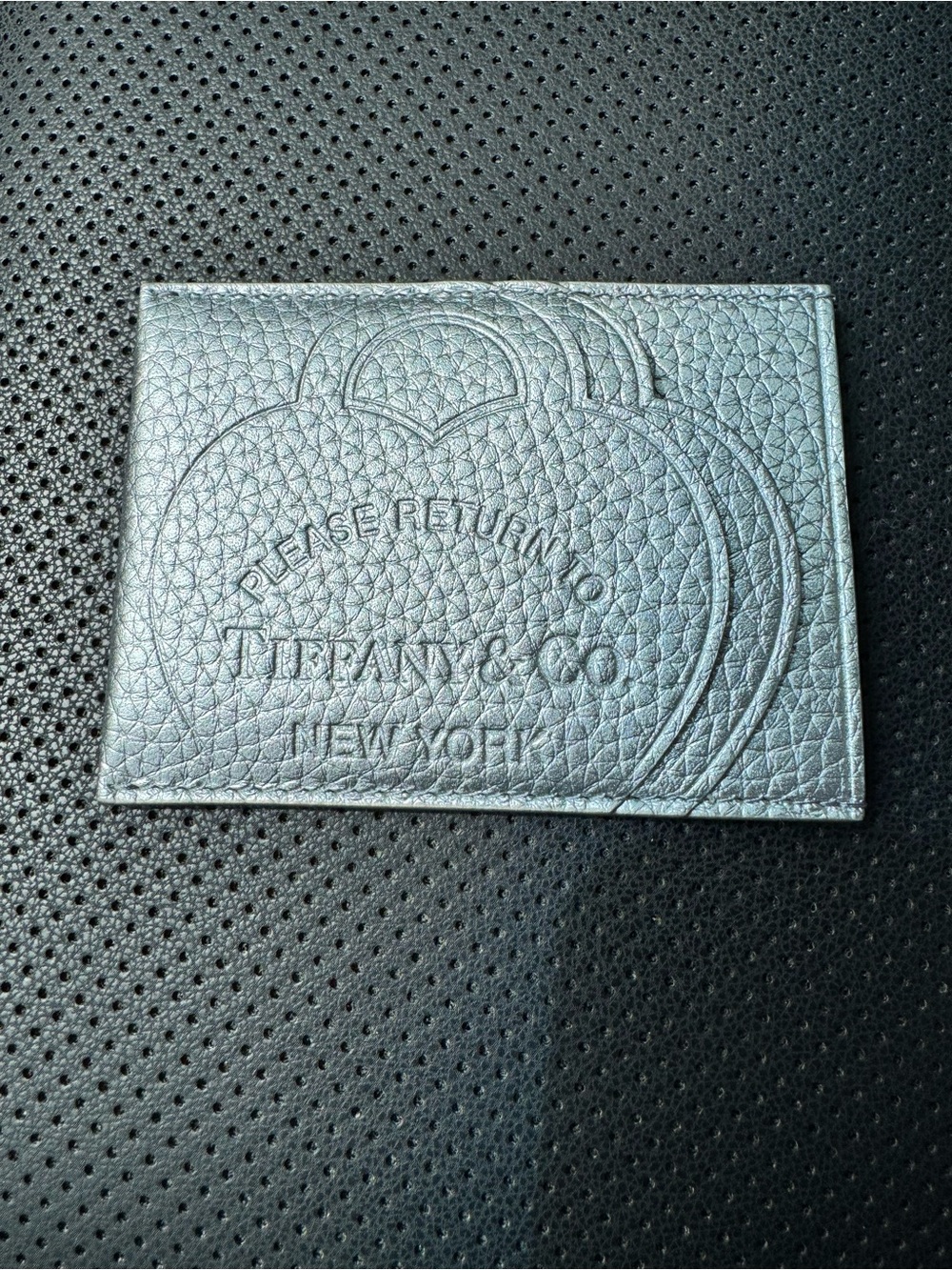 Tiffany & Co. Metallic Card Holder - Silver